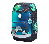 Baagl Zaino per la scuola di prima classe per bambini, Airy Plus, con sistema di schienale ergonomico e cintura rimovibile, ultraleggero per la scuola elementare, scuola folk, Chill, 25 l, Designer