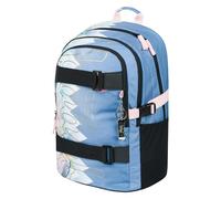 Baagl - Zaino per la scuola, per bambini, ragazzi e ragazze, skateboard, con scomparto per computer portatile e cintura sul petto, per scuola, scuola secondaria, scuola media