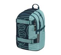 Baagl - Zaino per la scuola, per bambini, ragazzi e ragazze, skateboard, con scomparto per computer portatile e cintura sul petto, per scuola, scuola secondaria, scuola media