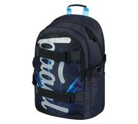 Baagl - Zaino per la scuola, per bambini, ragazzi e ragazze, skateboard, con scomparto per computer portatile e cintura sul petto, per scuola, scuola secondaria, scuola media