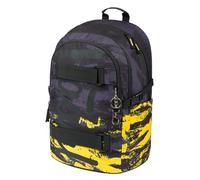 Baagl - Zaino per la scuola, per bambini, ragazzi e ragazze, skateboard, con scomparto per computer portatile e cintura sul petto, per scuola, scuola secondaria, scuola media