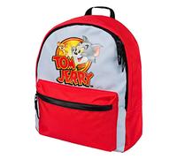 Baagl Zaino per l'asilo, per bambini, per l'asilo, per bambini, con cintura sul petto, Tom & Jerry