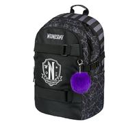 Baagl Zaino per Ragazzi e Ragazze con Scomparto per Computer Portatile, Skateboard Zaino per Scuola Media con Cintura sul Petto