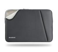 BAAGOAZ Custodia per Laptop 11 Pollici, MacBook 13, Tasca Frontale, Grigio | Sleeve Imbottita, Custodia PC Portatile Chromebook Computer Portatile 11,6", MacBook Neo/Air/Pro M5-M1 13/13,3/13,6 Pollici