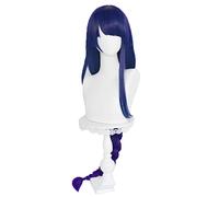 Baal Cosplay Wig Game Genshin Impact Shogun Woman 100cm Long Graident Purple Braided Hair Peluca Anime Hallowen Party Wigs