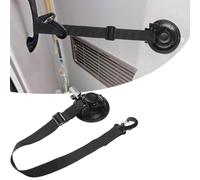 BAAQII Cinghioletta Regolabile per Fermaporta per Camper Roulotte, Cinghioletta per Porte con Gancio in Plastica e Fermaporta con Ventosa, Cinghioletta per Porte a Succhietto per Vento Forte (1)