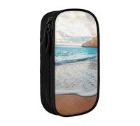 BAAROO Astuccio con scritta "Water Rush to Tropical Beach", grande capacità, astuccio portapenne per ragazze e ragazzi, Colore, 5.0cm*10.5cm*20.5cm, Astuccio