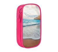 BAAROO Astuccio con scritta "Water Rush to Tropical Beach", grande capacità, astuccio portapenne per ragazze e ragazzi, Colore, 5.0cm*10.5cm*20.5cm, Astuccio