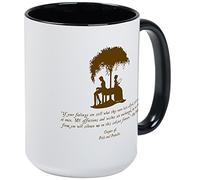 BAAROO Mr. Darcy, Jane Austen Gift Tazza grande in ceramica, tazza da caffè e tè, 425 ml