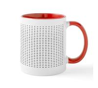 BAAROO Tazza da caffè in ceramica con numeri primi mille, 325 ml