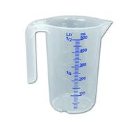 Baas Bike Parts - Recipiente graduato, 500 ml, trasparente