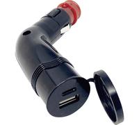 BAAS bike parts Caricabatterie USB angolato, rosso
