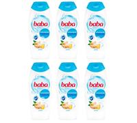BABA Cream Shower Gel Antibatterico - Ginger Scent Hungarian 6 x 400 ml - (Confezione da 6) BABA Gel Doccia Antibatterico - Zenzero Profumo Originale Ungherese 6 x 400 ml