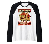 Baba Jaga - Gambe di Pollo della casa della Foresta del Folklore della Strega slava Maglia con Maniche Raglan