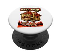 Baba Jaga - Gambe di pollo della casa della foresta del folklore della strega slava PopSockets PopGrip Adesivo