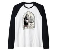 Baba Jaga Strega Slava Folklore Pagano Folklore Magia Popolare Maglia con Maniche Raglan