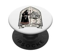 Baba Jaga Strega Slava Folklore Pagano Folklore Magia Popolare PopSockets PopGrip Adesivo
