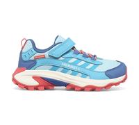 Baba kültéri cipő Merrell Moab Speed 2 Low A/C Wtrpf Turq/Coral UK 11 (Kid)