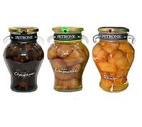 Babà Napoletano | Mignon al Rhum Limoncello Cioccolato | 3 Vasetti da 50Cl | Petrone | Dessert Tipico Campano | Dolce Artigianale Napoli | Idea Regalo