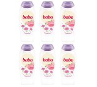 BABA Shower Gel Fairy Garden - Elderberry & Rose Water Scent Hungarian 6 x 400 ml - (Confezione da 6) BABA Gel doccia per giardino delle fate - Sambuco e acqua di rose profumo originale ungherese 6 x