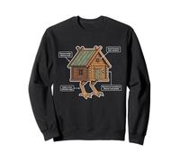 Baba Yaga Capanna Anatomia Strega Slava Felpa