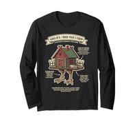 Baba Yaga Capanna Guida sul Campo Folklore Slavo Maglia a Manica