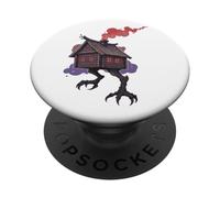 Baba Yaga Capanna Zampe di Gallina Mitologia Slava PopSockets PopGrip Adesivo