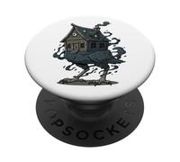 Baba Yaga Capanna Zampe di Pollo Folklore Oscuro PopSockets PopGrip Adesivo