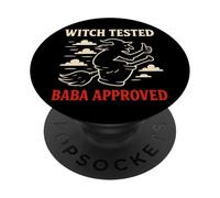 Baba Yaga Folklore pagano slavo Strega della foresta dei boschi PopSockets PopGrip Adesivo