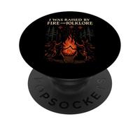 Baba Yaga Folklore pagano slavo Strega della foresta dei boschi PopSockets PopGrip Adesivo