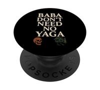 Baba Yaga Folklore pagano slavo Strega della foresta dei boschi PopSockets PopGrip Adesivo