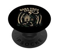 Baba Yaga Folklore pagano slavo Strega della foresta dei boschi PopSockets PopGrip Adesivo