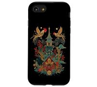 Baba Yaga Folklore Russo Pollo Cabin Design Custodia per iPhone SE (2020) / 7/8