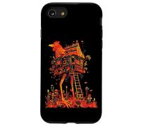 Baba Yaga Folklore Russo Pollo Cabin Design Custodia per iPhone SE (2020) / 7/8