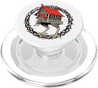 Baba Yaga Strega Capanna Zampe di Gallina Folklore Slavo PopSockets PopGrip per MagSafe