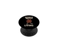 Baba Yaga Witchcore Folklore Slavo Sguardo Femminile Scuro PopSockets PopGrip Adesivo