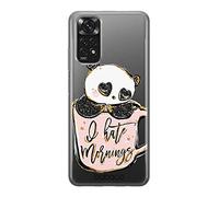 BABACO ERT GROUP custodia per cellulare per Xiaomi REDMI NOTE 11S 4G / REDMI NOTE 11 4G originale e con licenza ufficiale, modello Panda 005, parzialmente trasparente