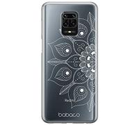 BABACO ERT GROUP custodia per cellulare per Xiaomi REDMI NOTE 9 PRO/ 9S originale e con licenza ufficiale, modello Mandalas 002 adattato alla forma dello smartphone, parzialmente trasparente