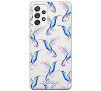 Babaco ERT GROUP custodia per cellulare Samsung A52 5G / A52 LTE 4G / A52S 5G originale e licenza ufficiale modello Hummingbird 002 adattato alla forma del telefono cellulare, parzialmente trasparente