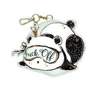 Babaco Power Bank - Ciondolo a forma di panda con portachiavi, capacità 2200 mAh, piccolo caricatore portatile con cavo micro USB, caricatore per cellulare, batteria esterna compatta