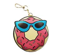 Babaco Power Bank Dounut, mini powerbank come portachiavi, capacità 2200 mAh, piccolo caricatore portatile con cavo MicroUSB, caricatore per cellulare, batteria esterna compatta