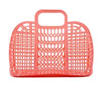 BABANA Piccole Borse in Plastica - Cestino Regalo Riutilizzabile | Borsa da Spiaggia, da Sposa, Cestino Pasquale - (Pesca)