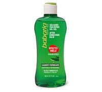 Babaria - Bálsamo Post Solar Efecto Hielo, con Aloe Vera, Efecto Inmediato Calmante y Refrescante, Vegano - 200 ml