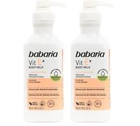 Babaria Body Milk Hidratante Vitamina E 500ml (Confezione da 2)
