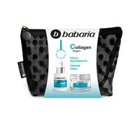 Babaria - Confezione regalo Donna Collagene | Routine Viso al Collagene Viso 30 ml e Crema Viso Rassodante 50 ml | Collagene Vegano | Rassodante | Antirughe e Antiflaccidità | Coffret Donna