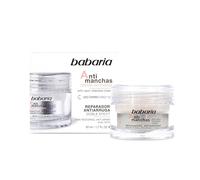 Babaria - Crema Intensiva Antimanchas, Doble Efecto Antiarrugas y Reparadora, con Rosa Mosqueta y Silanol, Uso de Noche, Todo Tipo de Piel, Unisex, Vegano - 50 ml