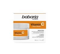Babaria Crema Viso Vitamina C | Illuminante Antimacchie | 50ml | Crema viso illuminante alla Vitamina C, uniforma il tono e riduce le macchie