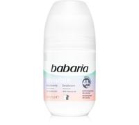 Babaria Deodorant Invisible antitraspirante roll-on contro le macchie bianche e gialle 50 ml