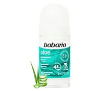 Babaria Deodorante Roll-on Uomo Donna | Antitraspirante Aloe Vera | 50ml | Deodorante roll-on antitraspirante con Aloe Vera, lenitivo e idratante 48h
