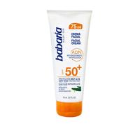 Babaria Facial Cream Spf50 Aloe Vera Water Resistant 75ml